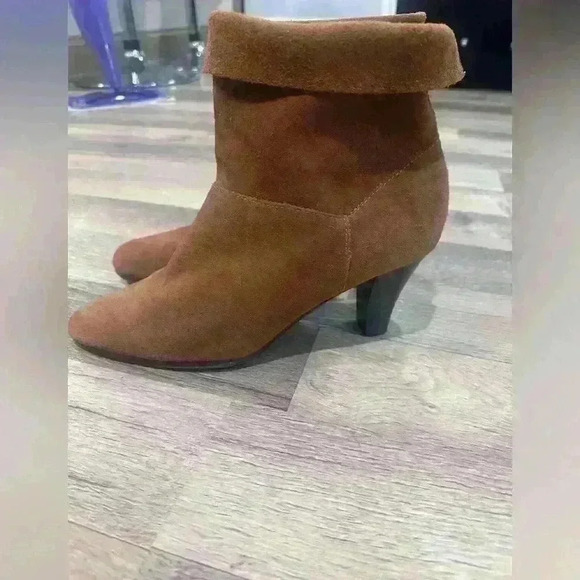 Markon Suede heel boots Leather upper balance man made material. Slightly worn - Picture 4 of 4